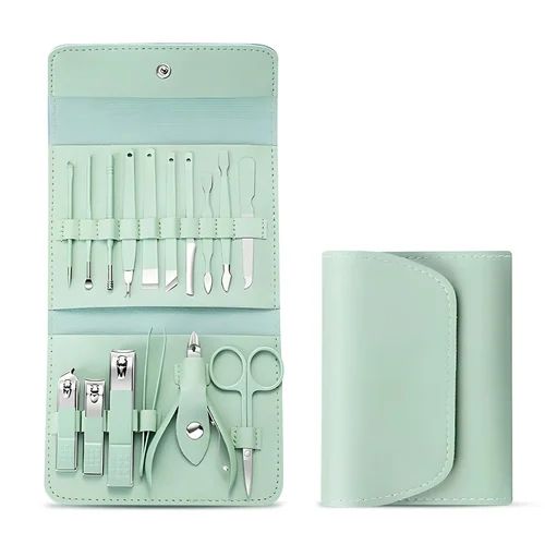 🧰 16pcs Stainless Steel Nail Cutter Tool Set – Pedicure (Nail Clippers)