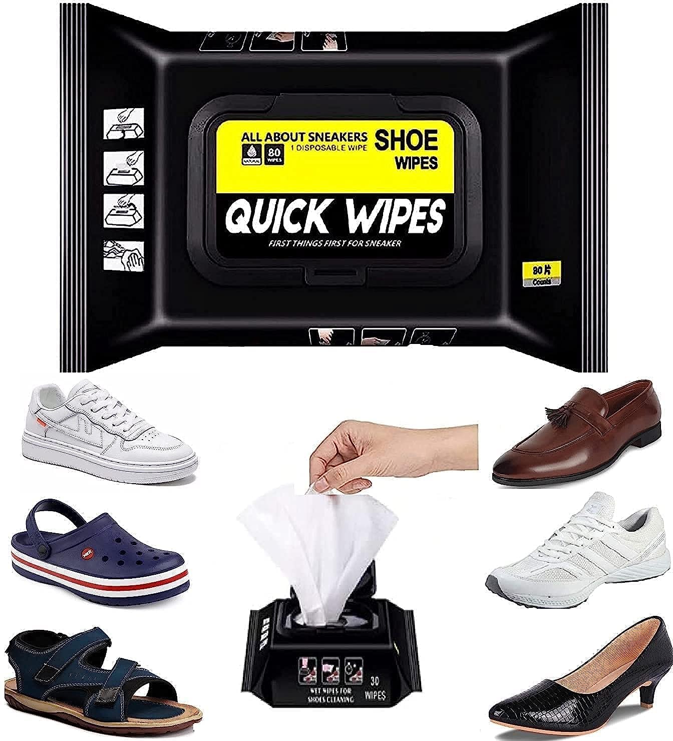Disposable Shoe Cleaning Wipes ( 80 Pcs)